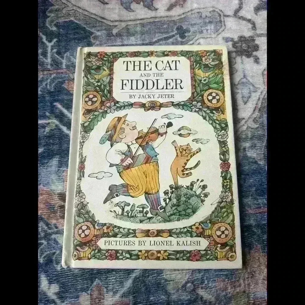 The Cat and the Fiddler by Jacky Jeter - Illustrated Classic Vintage
